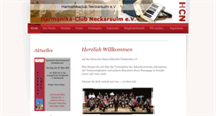 Desktop Screenshot of harmonikaclub-neckarsulm.de